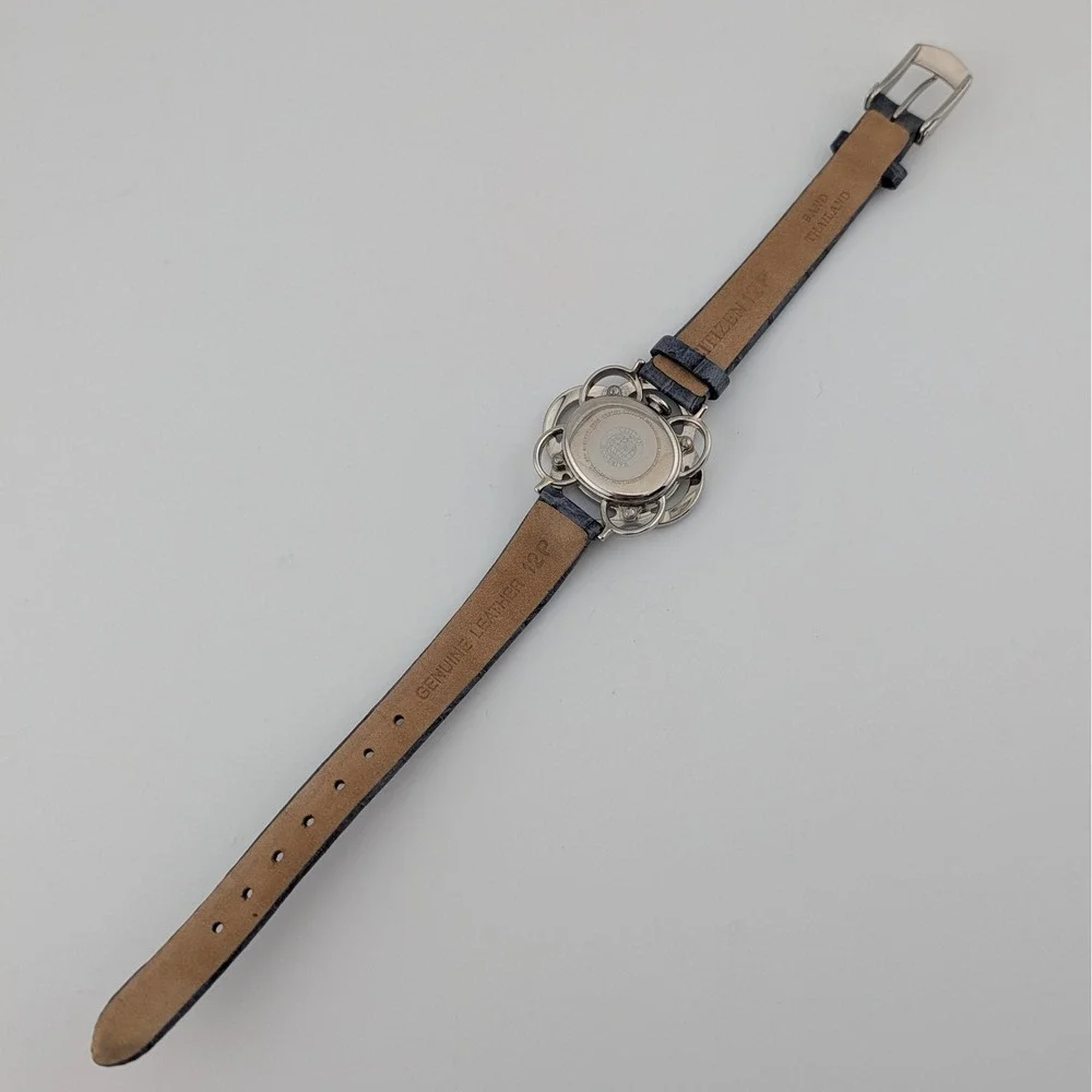 Citizen Lobella Flower Eco-Drive Blue Swarovski Crystal MOP Watch B023-S027578